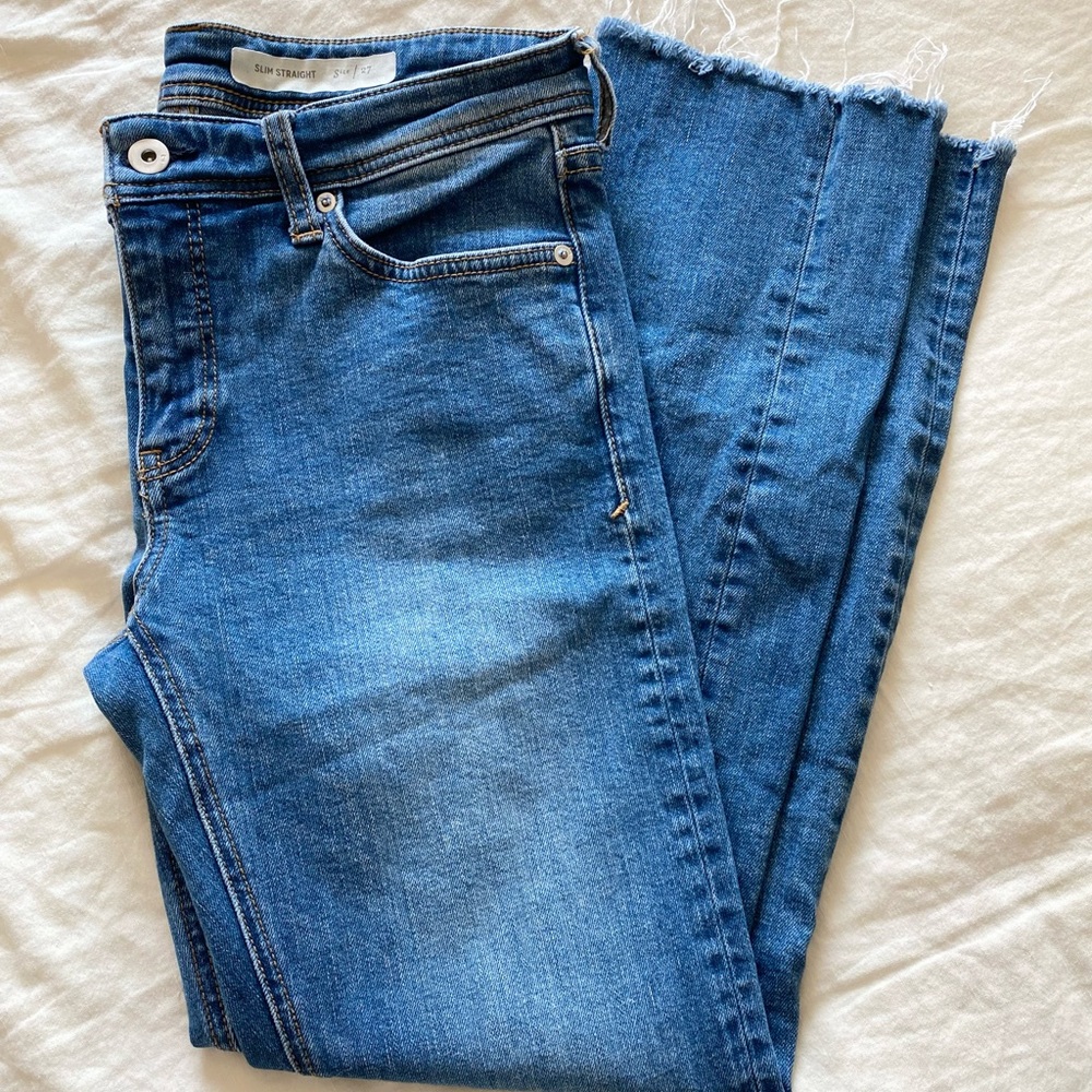 Pilcro by Anthropologie Slim Straight Denim - size 27
